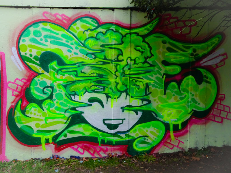 Face 1st, M32 roundabout, Bristol, February 2021