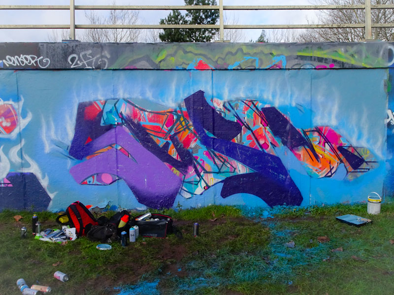 Serm, M32 roundabout, Bristol, January 2021