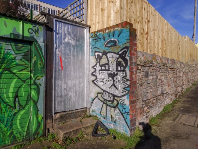 Tatty door, nice frame, Montpelier, Bristol, January 2021