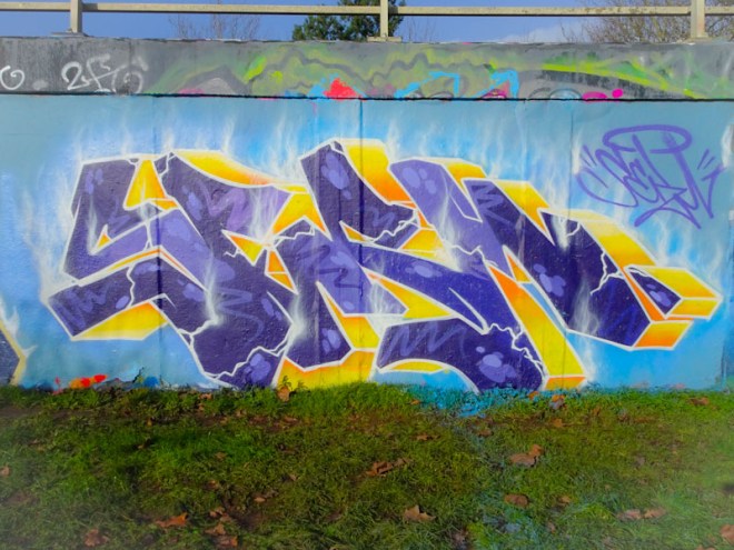 Serm, M32 roundabout, Bristol, February 2021