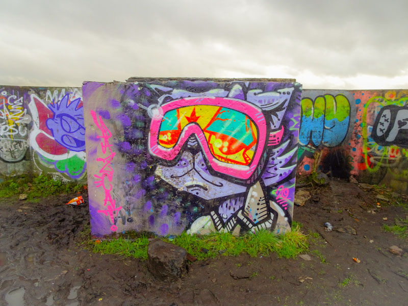 Daz Cat, Purdown Battery, Bristol, February 2021