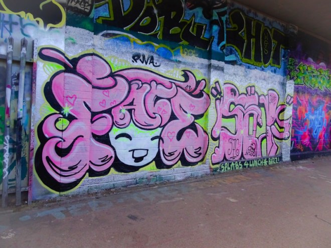 Face 1st and Soap, M32 cycle path Bristol, February 2021