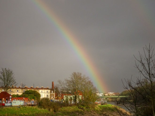 Rainbow, Riverside, Bristol, February 2021