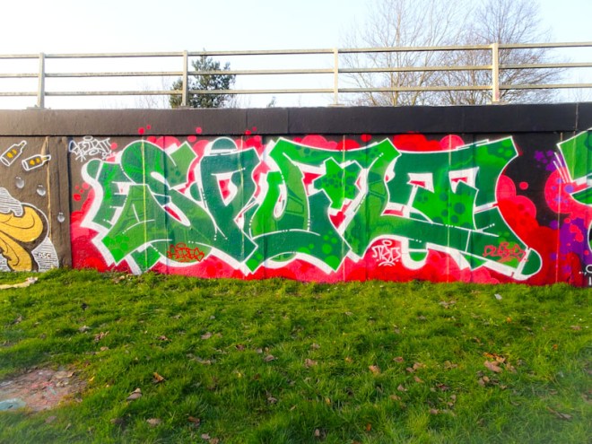 Dott Rotten, M32 roundabout, Bristol, March 2021