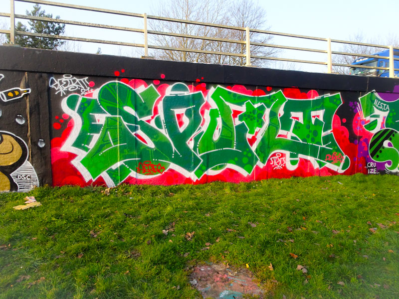 Dott Rotten, M32 roundabout, Bristol, March 2021