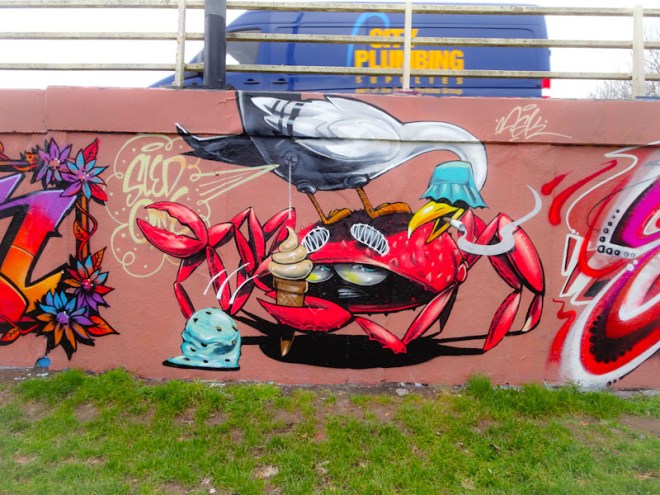 Sled One, M32 roundabout, Bristol, March 2021