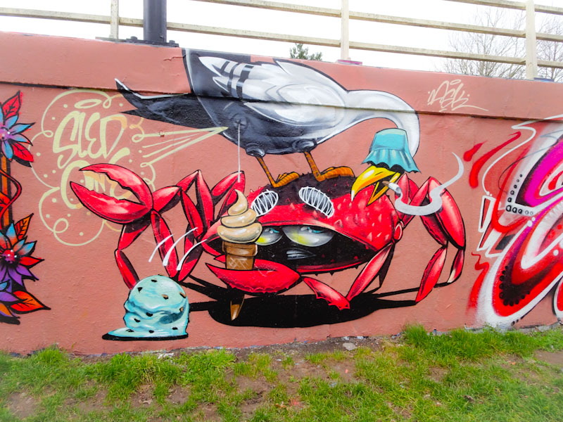 Sled One, M32 roundabout, Bristol, March 2021