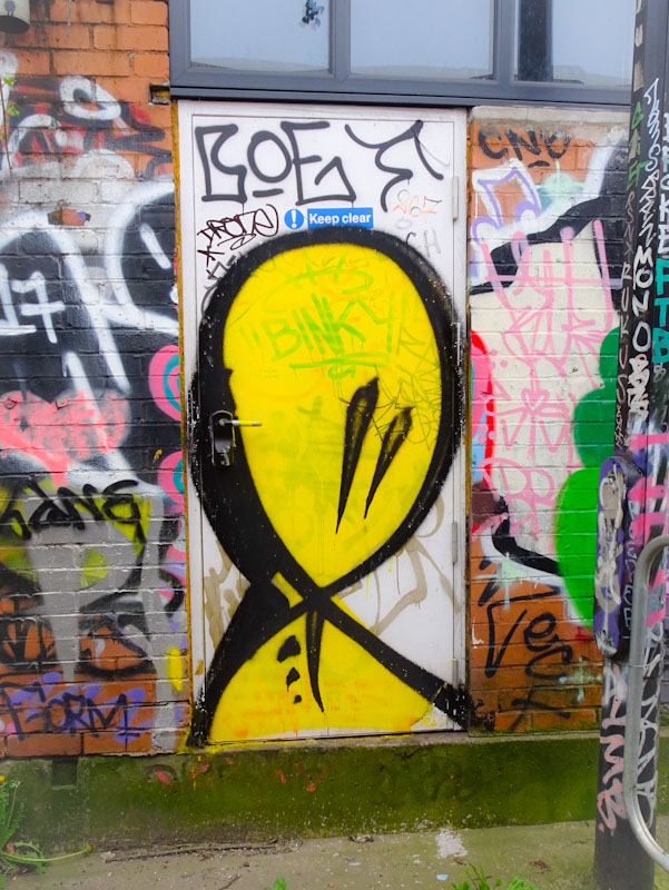 Mr Bloopy door, Bristol, March 2019