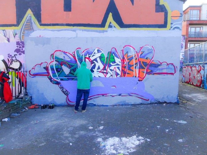 Mr Draws, Dean Lane, Bristol, March 2021