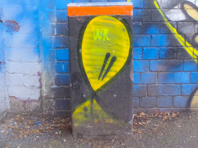 Mr Bloopy door, Bristol, February 2017