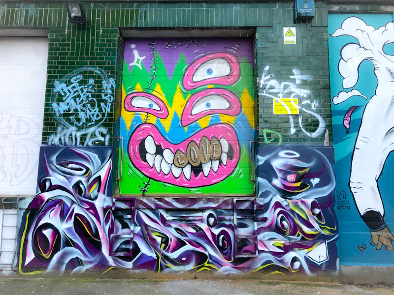 Mr Klue and Mr Sleven. Brigg's Lane, Bristol. February 2021