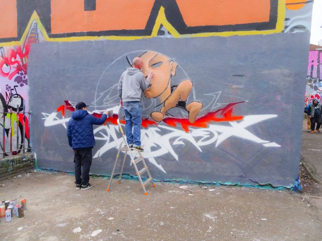 Dibz and Shade One, Dean Lane, Bristol, March 2021