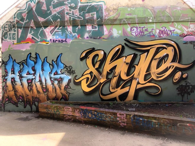 Hemper and Turoe, M32 Cycle path, Bristol, April 2021