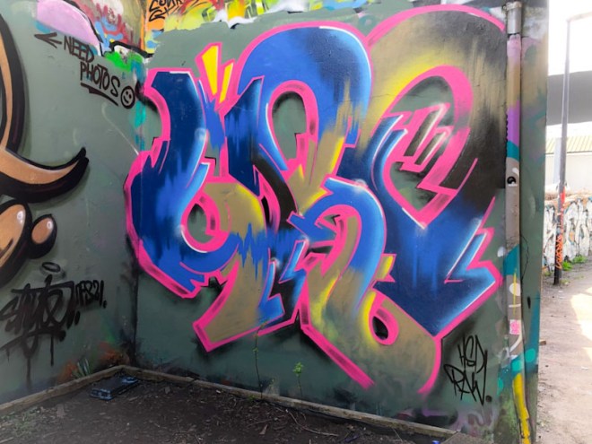 Benjimagnetic, M32 cycle path, Bristol, April 2021