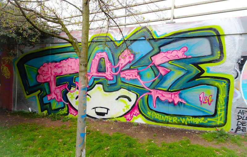 Face 1st, M32 roundabout, Bristol, April 2021