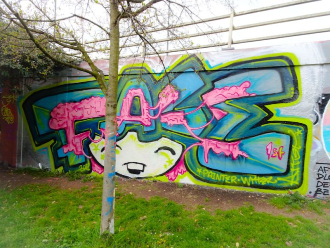 Face 1st, M32 roundabout, Bristol, April 2021