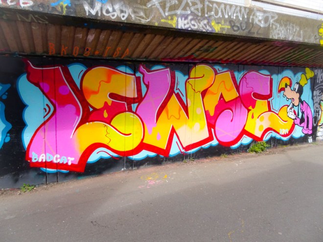 Footloose, M32 cycle path, Bristol, April 2021