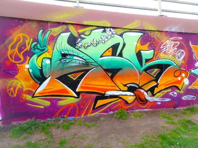 Sled One, M32 roundabout, Bristol, April 2021