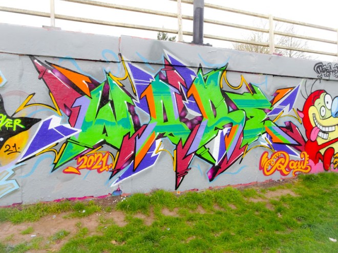 Ware, M32 roundabout, Bristol, April 2021