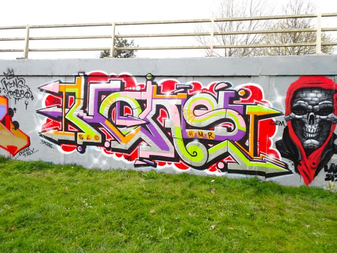 Claro_que_sssnoh, M32 roundabout, Bristol, April 2021