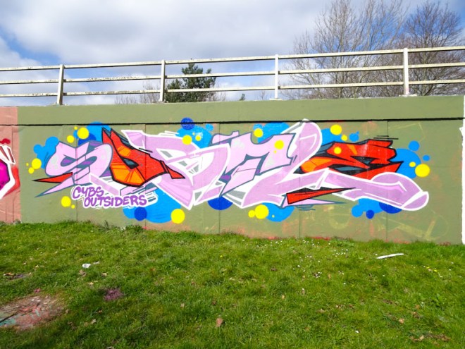 Subtle, M32 roundabout, Bristol, March 2021