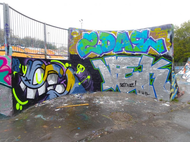 Flava136 and Veks, Dean Lane, Bristol, April 2021