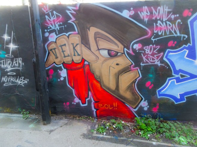 Veks, M32 cycle path, Bristol, April 2021