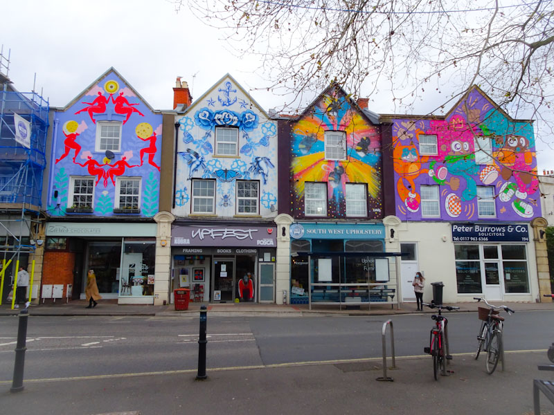 Zoe Power, Gemma Compton, Sophie Long and Ejits, North Street, Bristol, April 2021