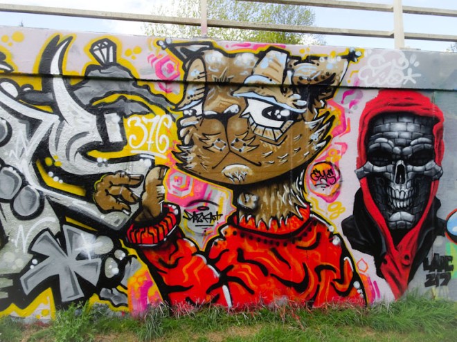 Daz Cat, M32 roundabout, Bristol, May 2021