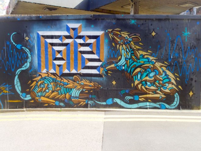 Acer One and Andy Council, Chatterton Square, Bristol, April 2021