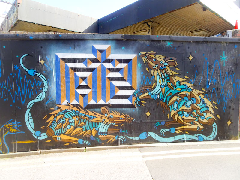 Acer One and Andy Council, Chatterton Square, Bristol, April 2021