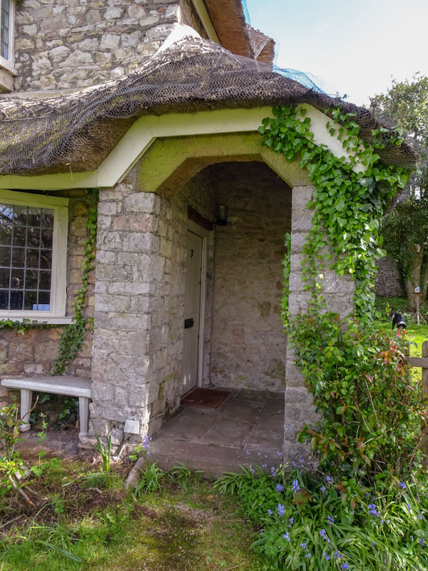 Door at number 3, Blaise Hamlet, Bristol, May 2021