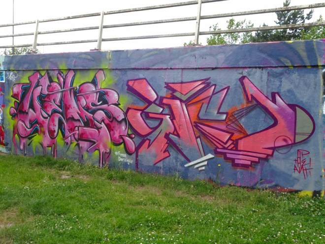 Hemper and Benjimagnetic, M32 roundabout, Bristol, June 2021
