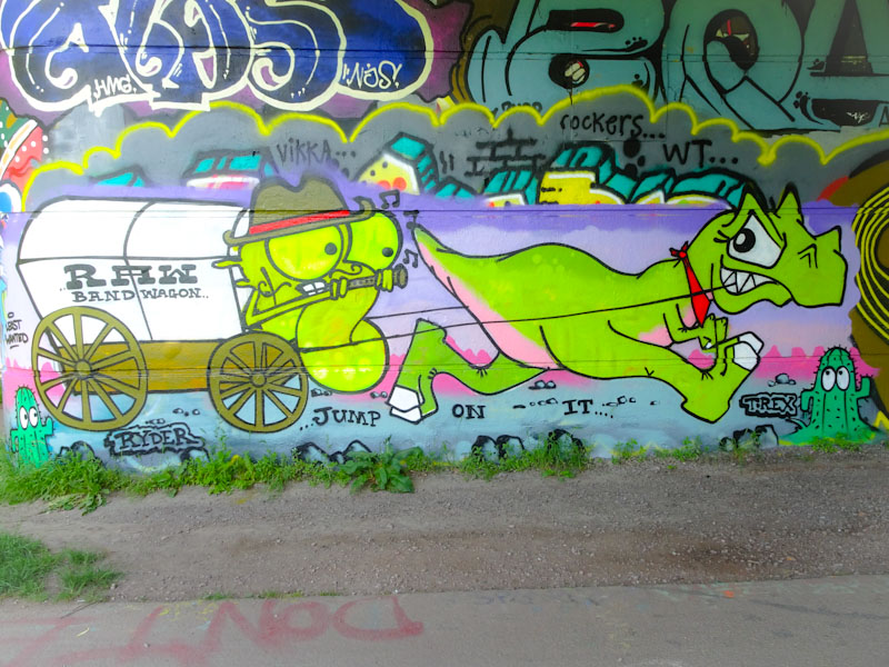 Ryder and T-Rex, Brunel Way, Bristol, June 2021