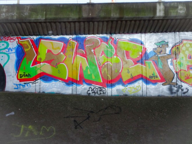 Lewse, Frome side, Bristol, June 2021