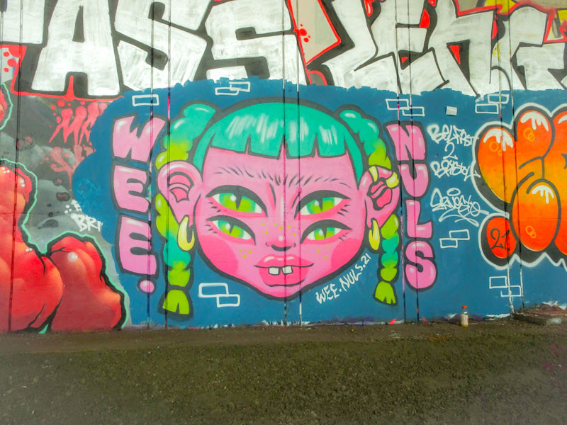 Wee Nuls, Frome side, Bristol, June 2021