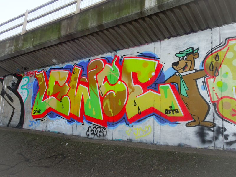 Lewse, Frome side, Bristol, June 2021