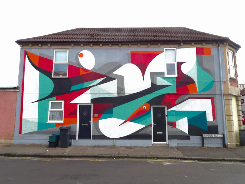 Kleiner Shames, Argus Road, Bristol, June 2021, Upfest 21