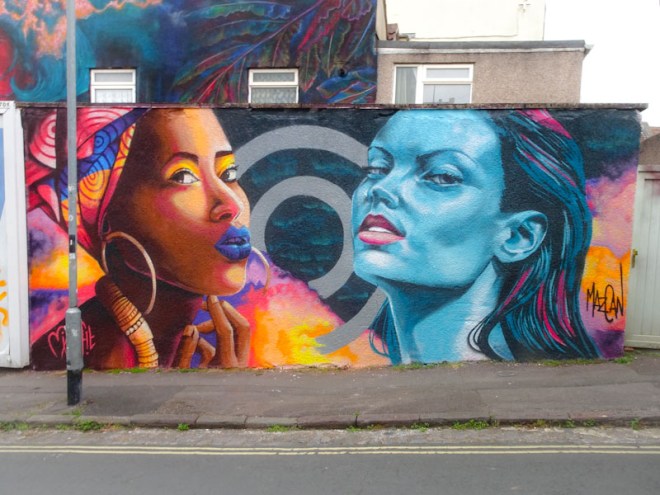 Mishfit and Mazcan, King William Street, Bristol, June 2021, Upfest 21