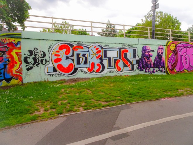 Cort and Laic217, M32 roundabout, Bristol, June 2021