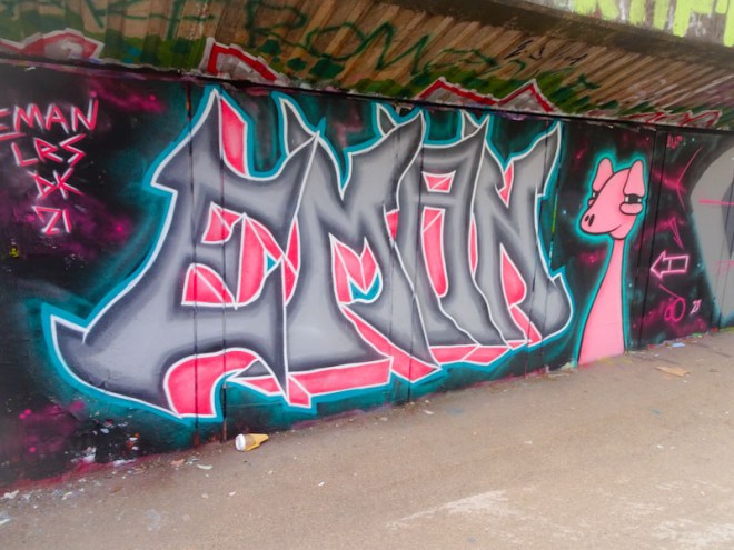 Eman, M32 cycle path, Bristol, June 2021