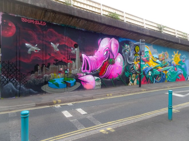 3Dom and Sled One, M32 Spot, Bristol, May 2021