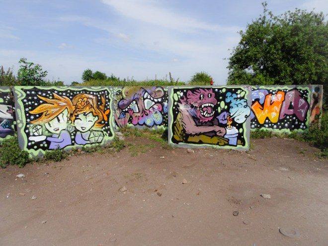 Face 1st, Soap and Nightwayss, Purdown Battery, Bristol, July 2021