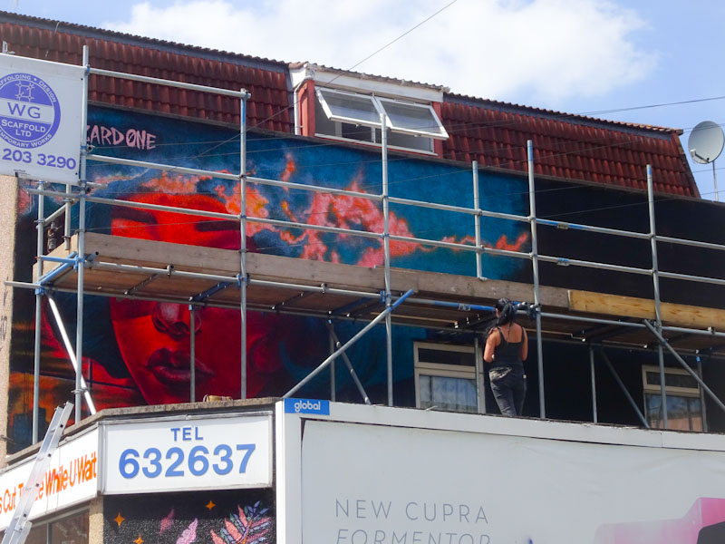 Hazard, North Street, Bristol, June 2021, Upfest 21