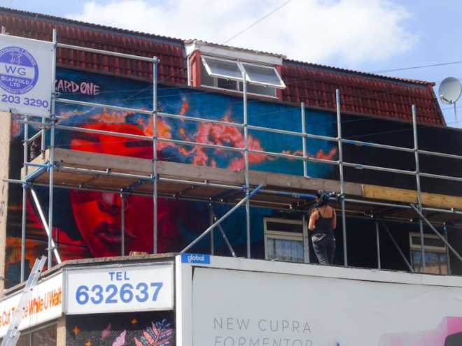 Hazard, North Street, Bristol, June 2021, Upfest 21