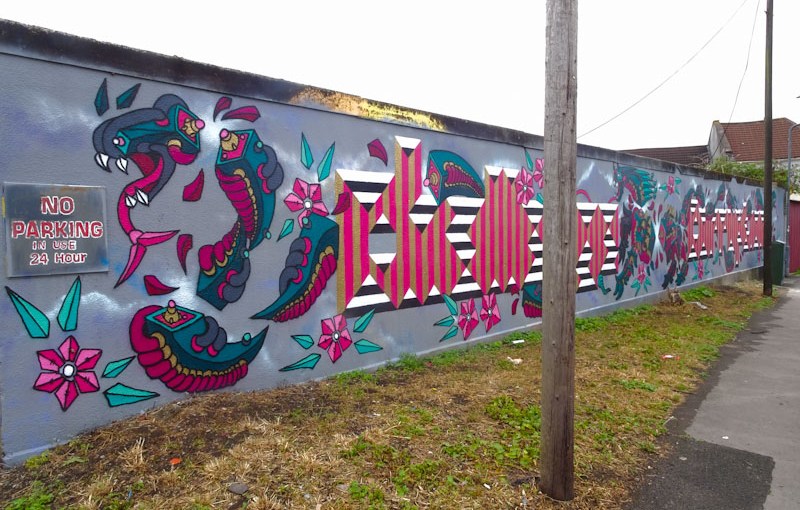 Andy Council and Acer One, South Road, Bristol, June 2021, Upfest 21