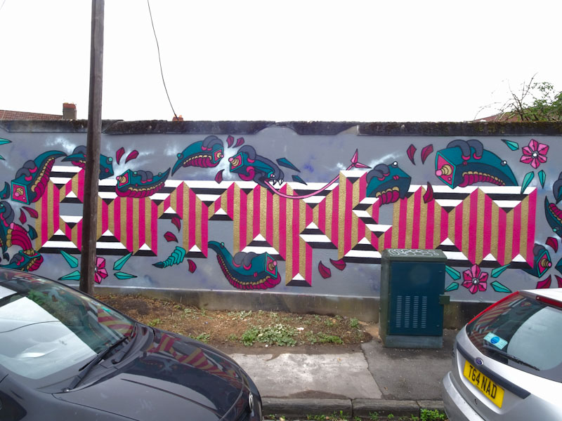 Andy Council and Acer One, South Road, Bristol, June 2021, Upfest 21