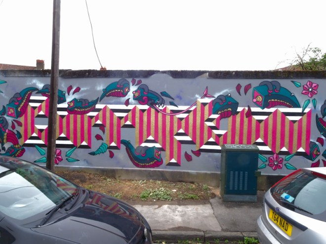 Andy Council and Acer One, South Road, Bristol, June 2021, Upfest 21