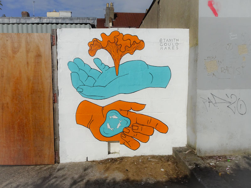 Tanith Gould, Muriel Alleyway, Bristol, July 2021