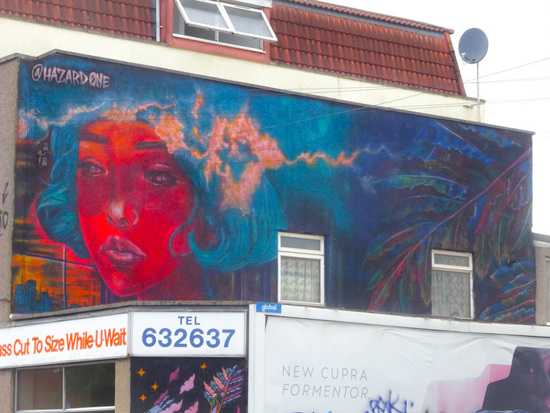 Hazard, North Street, Bristol, June 2021, Upfest 21